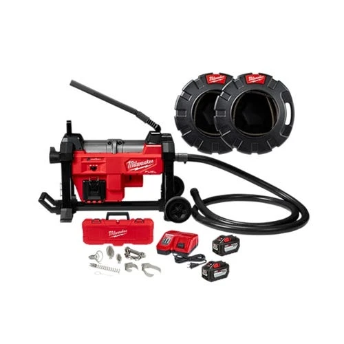 Milwaukee Tools Milwaukee M18 Fuel Sewer Sectional Machine W/ Cable Drive Kit 2871A-22 3 Milwaukee Tools Milwaukee M18 Fuel Sewer Sectional Machine W/ Cable Drive Kit 2871A-22