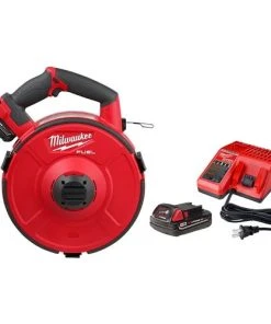 Milwaukee Tools Milwaukee M18 FUEL ANGLER 120' Steel Pulling Fish Tape Kit 2873A-22