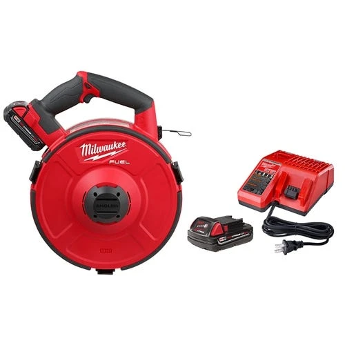 Milwaukee Tools Milwaukee M18 FUEL ANGLER 120' Steel Pulling Fish Tape Kit 2873A-22 3 Milwaukee Tools Milwaukee M18 FUEL ANGLER 120' Steel Pulling Fish Tape Kit 2873A-22