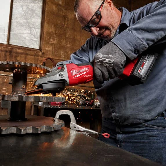 Milwaukee Tools Milwaukee M18 FUEL 5" Flathead Braking Grinder W/ Paddle Switch, No-Lock (Tool Only) 2886-20 8 Milwaukee Tools Milwaukee M18 FUEL 5" Flathead Braking Grinder W/ Paddle Switch, No-Lock (Tool Only) 2886-20 - Image 6