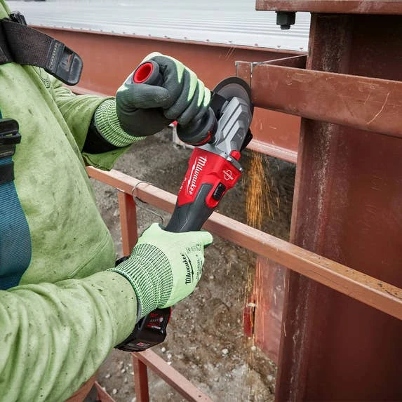 Milwaukee Tools Milwaukee M18 FUEL 5" Flathead Braking Grinder W/ Slide Switch, Lock-On (Tool Only) 2887-20 8 Milwaukee Tools Milwaukee M18 FUEL 5" Flathead Braking Grinder W/ Slide Switch, Lock-On (Tool Only) 2887-20 - Image 6