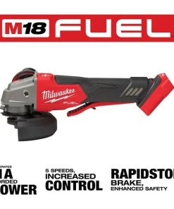 Milwaukee Tools Milwaukee M18 FUEL 4-1/2" / 5" Variable Speed Braking Grinder W/ Paddle Switch, No-Lock (Tool Only) 2888-20 -Milwaukee Tool-shop 2888 20 3