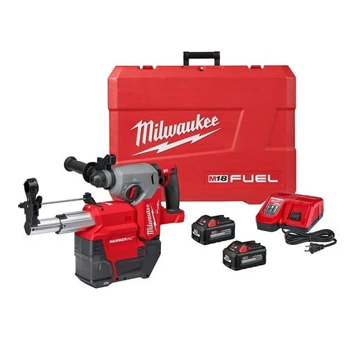 Milwaukee Tools Milwaukee M18 FUEL 1" SDS Plus Rotary Hammer Dust Extractor Kit 2912-22DE 3 Milwaukee Tools Milwaukee M18 FUEL 1" SDS Plus Rotary Hammer Dust Extractor Kit 2912-22DE