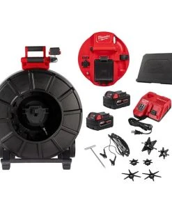 Milwaukee Tools Milwaukee M18 325’ Stiff Pipeline Inspection System 2976-22 -Milwaukee Tool-shop 2976 22 kit