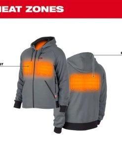 Milwaukee Tools Milwaukee M12 Gray Heated Hoodie Kit 306G-21 -Milwaukee Tool-shop 306g 21 9