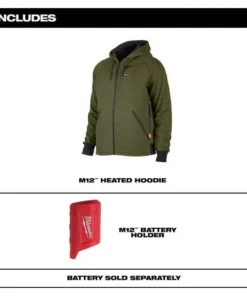 Milwaukee Tools Milwaukee M12 Green Heated Hoodie Only 306GN-20 18 Milwaukee Tools Milwaukee M12 Green Heated Hoodie Only 306GN-20 -Milwaukee Tool-shop 306gn 20 6