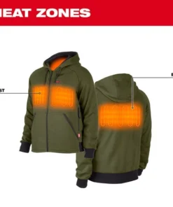 Milwaukee Tools Milwaukee M12 Green Heated Hoodie Only 306GN-20 17 Milwaukee Tools Milwaukee M12 Green Heated Hoodie Only 306GN-20 -Milwaukee Tool-shop 306gn 20 7