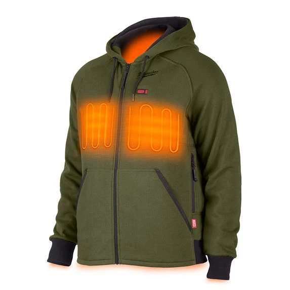 Milwaukee Tools Milwaukee M12 Green Heated Hoodie Only 306GN-20 6 Milwaukee Tools Milwaukee M12 Green Heated Hoodie Only 306GN-20 - Image 4