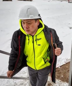 Milwaukee Tools Milwaukee M12 High-Visibility Heated Hoodie Only 306HV-20 -Milwaukee Tool-shop 306hv 5