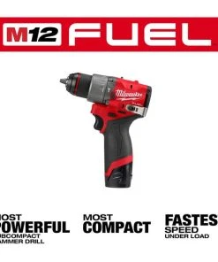 Milwaukee Tools Milwaukee M12 FUEL 1/2" Hammer Drill/Driver 3404-20 11 Milwaukee Tools Milwaukee M12 FUEL 1/2" Hammer Drill/Driver 3404-20 -Milwaukee Tool-shop 3404 3