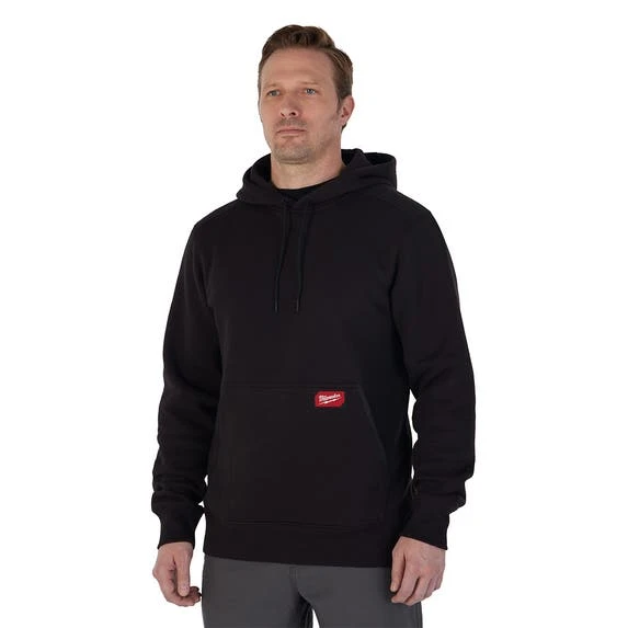 Milwaukee Tools Milwaukee Midweight Pullover Hoodie - Black 351B 5 Milwaukee Tools Milwaukee Midweight Pullover Hoodie - Black 351B - Image 3