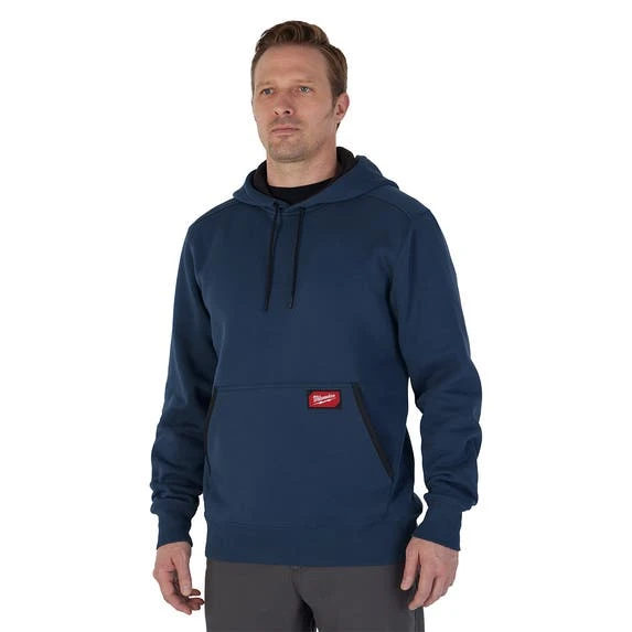 Milwaukee Tools Milwaukee Midweight Pullover Hoodie - Blue 351BL 5 Milwaukee Tools Milwaukee Midweight Pullover Hoodie - Blue 351BL - Image 3
