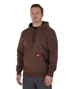 Milwaukee Tools Milwaukee Midweight Pullover Hoodie - Brown 351BR -Milwaukee Tool-shop 351br 3