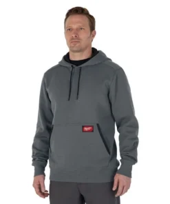 Milwaukee Tools Milwaukee Midweight Pullover Hoodie - Gray 351G 9 Milwaukee Tools Milwaukee Midweight Pullover Hoodie - Gray 351G -Milwaukee Tool-shop 351g 2x 2 1