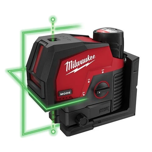 Milwaukee Tools Milwaukee M12 Green Cross Line & Plumb Points Laser Kit 3622-21 3 Milwaukee Tools Milwaukee M12 Green Cross Line & Plumb Points Laser Kit 3622-21