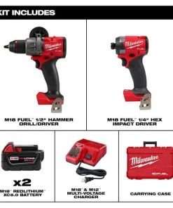 Milwaukee Tools Milwaukee M18 FUEL 2-Tool Combo Kit 3697-22 -Milwaukee Tool-shop 3697 22 image reel 7