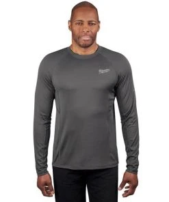 Milwaukee Tools Milwaukee Workskin Midweight Gray Base Layer - 402G -Milwaukee Tool-shop 402g 3 dgpzpdybj0r3d1ik