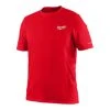 Milwaukee Tools Milwaukee WORKSKIN Lightweight Short Sleeve Performance Shirt - Red 414R