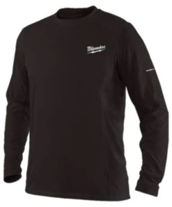 Milwaukee Tools Milwaukee WORKSKIN Lightweight Long Sleeve Performance Shirt - Black 415B