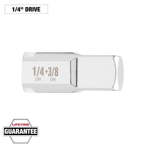 Milwaukee Tools Milwaukee 1/4" Drive 1/4"F X 3/8"M Adapter 42-04-9110 6 Milwaukee Tools Milwaukee 1/4" Drive 1/4"F X 3/8"M Adapter 42-04-9110 - Image 4