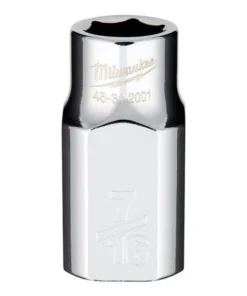 Milwaukee Tools Milwaukee 1/2" Drive 7/16" Standard 6-Point Chrome Socket 45-34-2001
