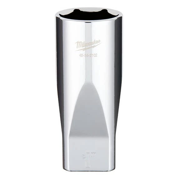 Milwaukee Tools Milwaukee 1/2" Drive 1" Deep 6-Point Chrome Socket 45-34-2102 3 Milwaukee Tools Milwaukee 1/2" Drive 1" Deep 6-Point Chrome Socket 45-34-2102