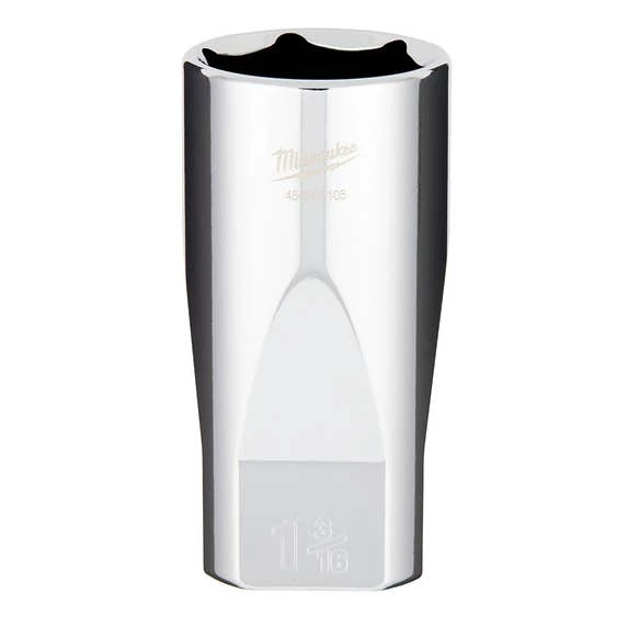 Milwaukee Tools Milwaukee 1/2" Drive 1-3/16" Deep 6-Point Chrome Socket 45-34-2105 3 Milwaukee Tools Milwaukee 1/2" Drive 1-3/16" Deep 6-Point Chrome Socket 45-34-2105