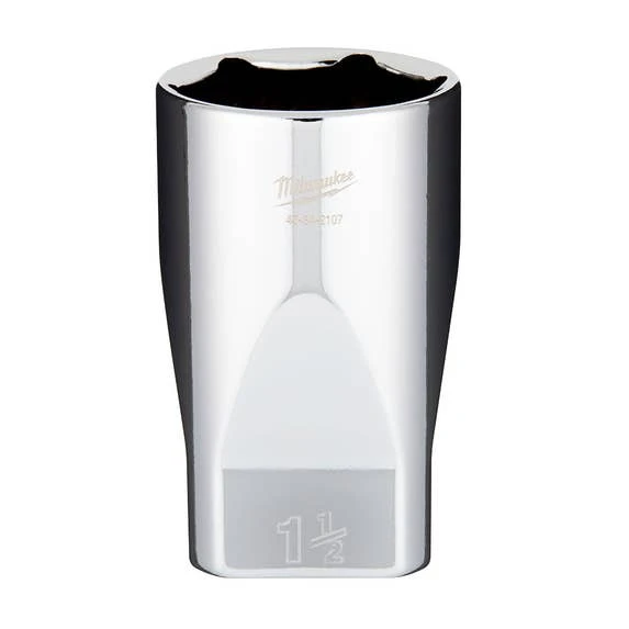 Milwaukee Tools Milwaukee 1/2" Drive 1-1/2" Deep 6-Point Chrome Socket 45-34-2107 3 Milwaukee Tools Milwaukee 1/2" Drive 1-1/2" Deep 6-Point Chrome Socket 45-34-2107