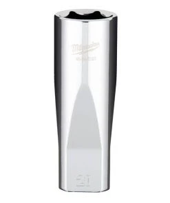 Milwaukee Tools Milwaukee 1/2" Drive 20mm Deep 6-Point Chrome Socket 45-34-2120