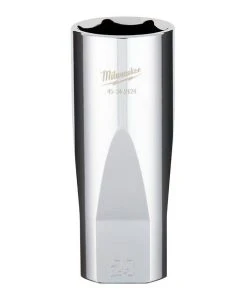 Milwaukee Tools Milwaukee 1/2" Drive 24mm Deep 6-Point Chrome Socket 45-34-2124