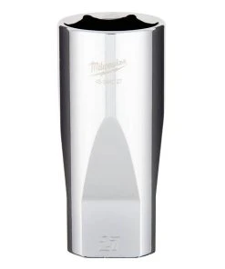 Milwaukee Tools Milwaukee 1/2" Drive 27mm Deep 6-Point Chrome Socket 45-34-2127