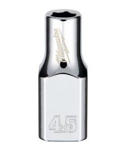 Milwaukee Tools Milwaukee 1/4" Drive 4.5mm Standard 6-Point Chrome Socket 45-34-4001