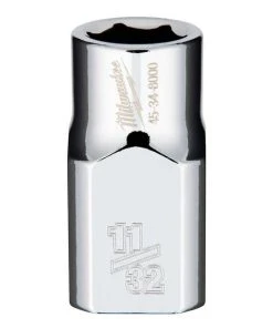 Milwaukee Tools Milwaukee 3/8" Drive 11/32" Standard 6-Point Chrome Socket 45-34-8000