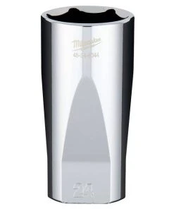 Milwaukee Tools Milwaukee 3/8" Drive 24mm Deep 6-Point Chrome Socket 45-34-8044