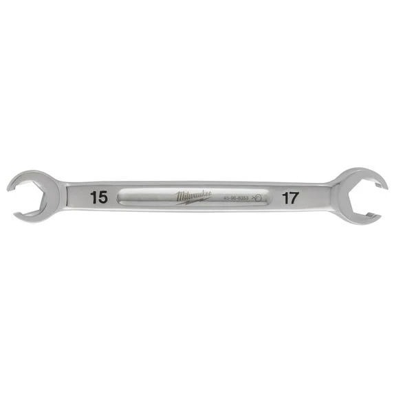 Milwaukee Tools Milwaukee 15mm X 17mm Double End Flare Nut Wrench 45-96-8353 3 Milwaukee Tools Milwaukee 15mm X 17mm Double End Flare Nut Wrench 45-96-8353