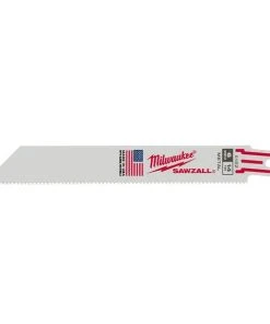 Milwaukee Tools Milwaukee 6" 14 TPI Thin Kerf Sawzall Standard Metal Blade (Each) 48-01-2182