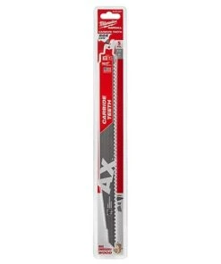 Milwaukee Tools Milwaukee 12" 5 TPI Carbide Axe Sawzall Reciprocating Saw Blade (5 Pack) 48-00-5527