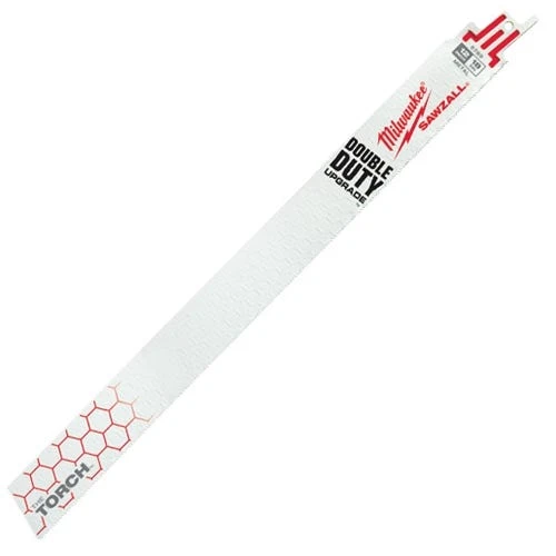 Milwaukee Tools Milwaukee 12" 18 TPI Sawzall Torch Metal Demolition Blade (Each) 48-01-7789 3 Milwaukee Tools Milwaukee 12" 18 TPI Sawzall Torch Metal Demolition Blade (Each) 48-01-7789