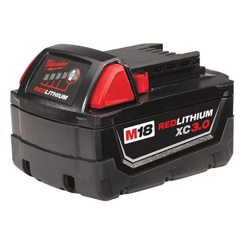 Milwaukee Tools Milwaukee M18 Red Lithium 3.0Ah XC Battery 48-11-1828 3 Milwaukee Tools Milwaukee M18 Red Lithium 3.0Ah XC Battery 48-11-1828