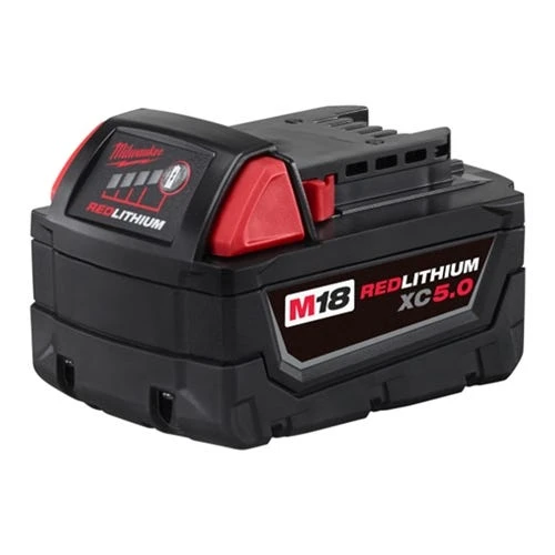 Milwaukee Tools Milwaukee M18 Red Lithium 5.0 Ah XC Battery 48-11-1850 3 Milwaukee Tools Milwaukee M18 Red Lithium 5.0 Ah XC Battery 48-11-1850