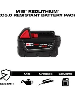 Milwaukee Tools Milwaukee M18 REDLITHIUM XC5.0 Resistant Battery 48-11-1850R -Milwaukee Tool-shop 48 11 1850r 3