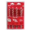 Milwaukee Tools Milwaukee 4Pc. 6-1/2" SPEED FEED Wood Bit Set 48-13-0400 2 Milwaukee Tools Milwaukee 4Pc. 6-1/2" SPEED FEED Wood Bit Set 48-13-0400 -Milwaukee Tool-shop 48 13 0400 1