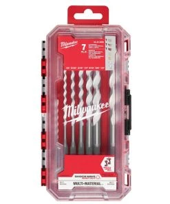 Milwaukee Tools Milwaukee 7pc. SHOCKWAVE Impact Duty Carbide Multi-Material Drill Bit Kit For PACKOUT 48-20-8899 -Milwaukee Tool-shop 48 20 8899 pk 101