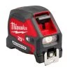 Milwaukee Tools Milwaukee 25ft Compact Wide Blade Magnetic Tape Measure W/ Rechargeable 100L Light 48-22-0428 -Milwaukee Tool-shop 48 22 0428 1