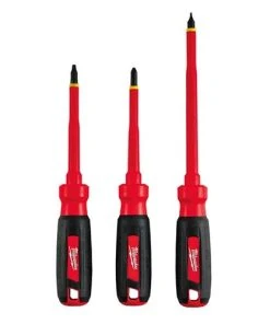 Milwaukee Tools Milwaukee 3 Piece 1000V Insulated Screwdrivers 48-22-2202