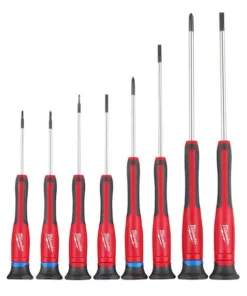 Milwaukee Tools Milwaukee 8 Piece Precision Screwdriver Set 48-22-2614