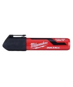 Milwaukee Tools Milwaukee INKZALL Extra Large Black Chisel Tip Marker 48-22-3265