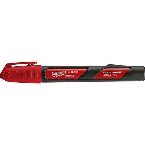 Milwaukee Tools Milwaukee INKZALL Red Paint Marker 48-22-3741 3 Milwaukee Tools Milwaukee INKZALL Red Paint Marker 48-22-3741