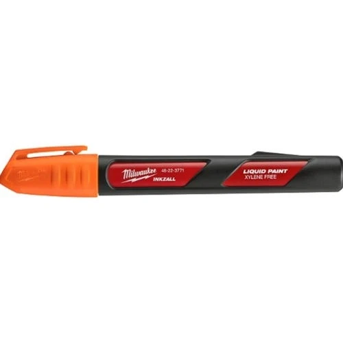 Milwaukee Tools Milwaukee INKZALL Orange Paint Marker 48-22-3771 3 Milwaukee Tools Milwaukee INKZALL Orange Paint Marker 48-22-3771