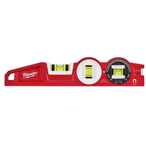 Milwaukee Tools Milwaukee 10" Die Cast Torpedo Level With 360 Degree Locking Vial 48-22-5210 3 Milwaukee Tools Milwaukee 10" Die Cast Torpedo Level With 360 Degree Locking Vial 48-22-5210